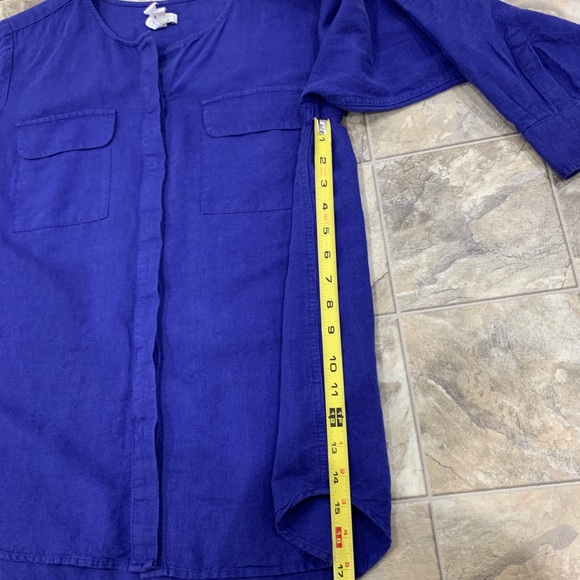 TALBOTS Linen Button Down - Picture 8 of 8